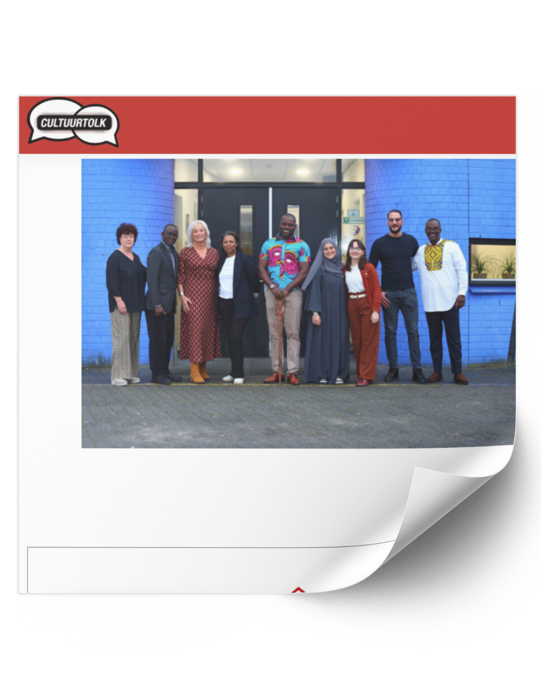 Team van Cultuurtolk dat organisaties ondersteunt bij cultuursensitieve communicatie binnen onderwijs en zorg.